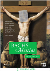 Bachfest Leipzit 2021 mit Motiv Bachs Messias, Foto: Bachfest Leipzig